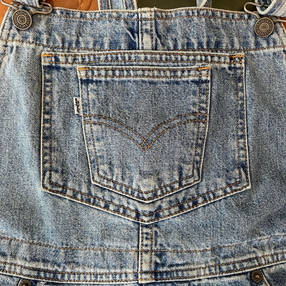 Vintage Levi's Denim Shortalls - Picture 7 of 12